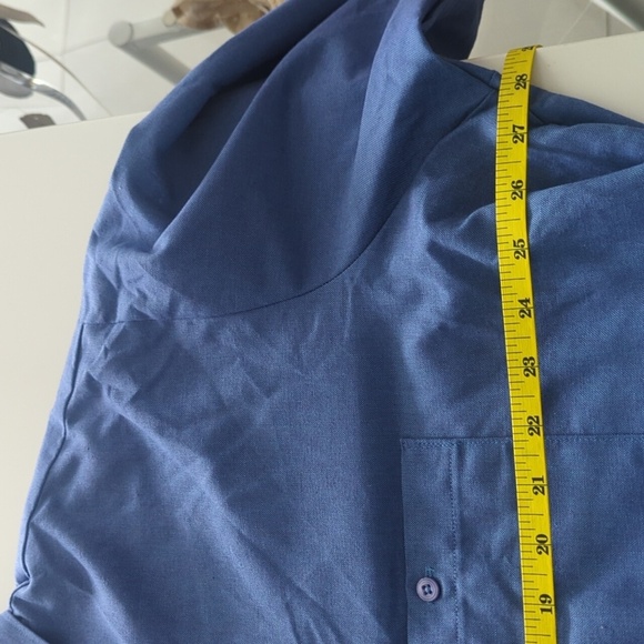 Men's Dakota Oxford MmLong Sleeve Blue Shirt - 2XL NWT - Picture 5 of 7